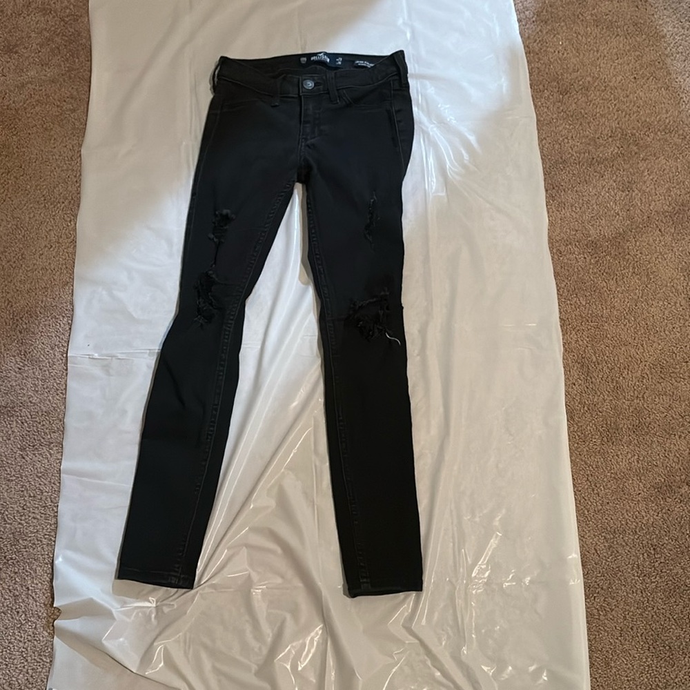 Hollister low rise super skinny jegging  size 00 short waist 23 length 26 - Picture 2 of 4